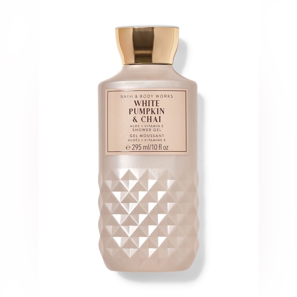 Bath & Body Works NEW White Pumpkin & Chai Shower Gel